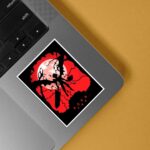 Demon Asta Silhouette Anime Stickers