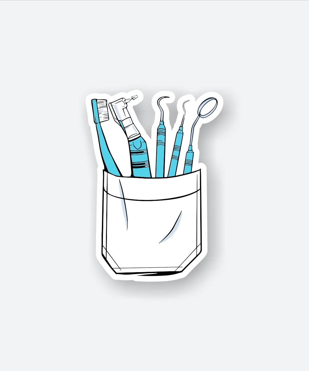 Dentist Kit Sticker