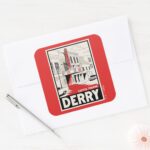 Derry Capitol Theatre Square Sticker