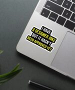 Designer Joke Sticker