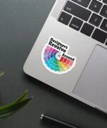 Designers Revolve Around Sticker