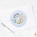 Destiny Bailey Comic Graphic Classic Round Sticker