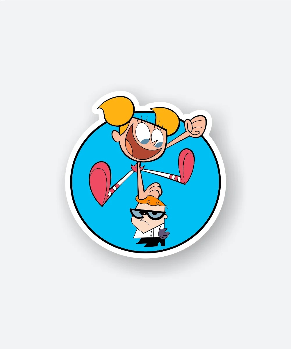 Desxter And Dee Dee Stickers