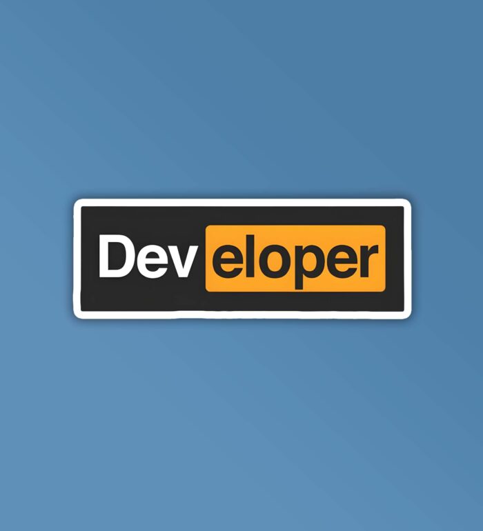 Developer Programmer Coding Sticker