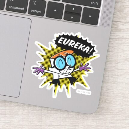 Dexter Eureka Halftone Callout Graphic Sticker