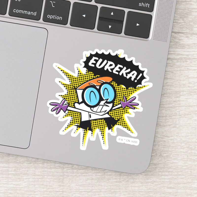 Dexter Eureka Halftone Callout Graphic Sticker