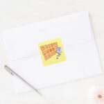 Dexter Genius At Work Square Sticker