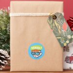 Dexter Genius Callout Graphic Classic Round Sticker