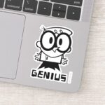 Dexter Genius Outline Graphic Sticker