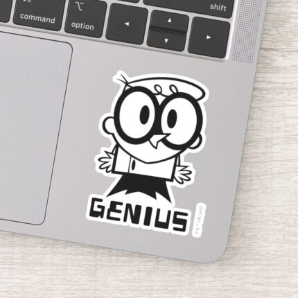Dexter Genius Outline Graphic Sticker