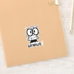 Dexter Genius Outline Graphic Sticker