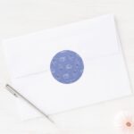 Dexter And Mandark Atomic Pattern Classic Round Sticker