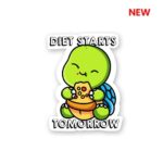 Diet Starts Tomorrow Sticker