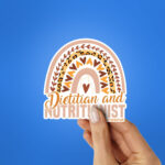 Dietitian And Nutritionist Sticker