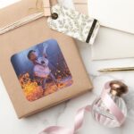 Disney Pixar Coco Miguel True Musician Square Sticker