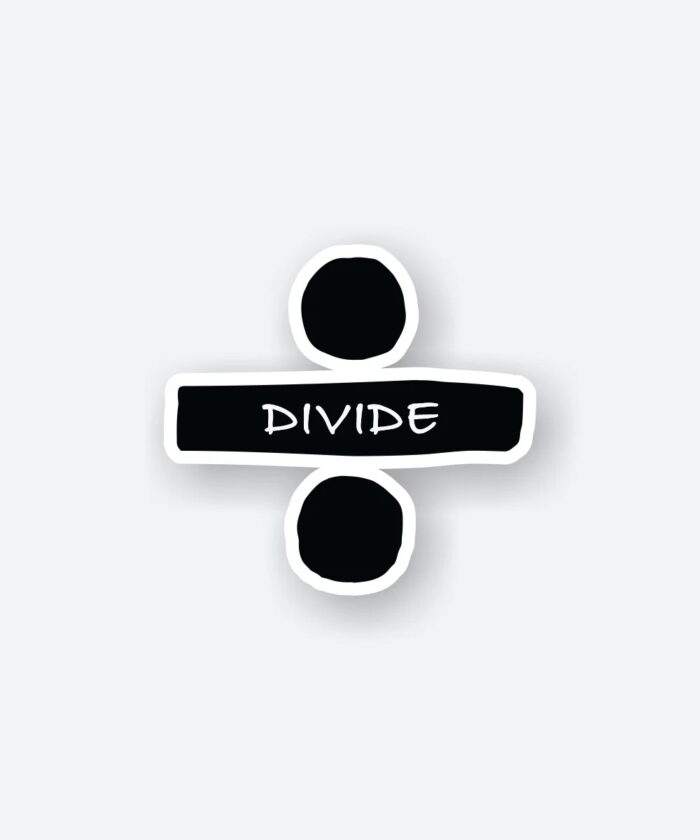 Divide Album Logo Sticker