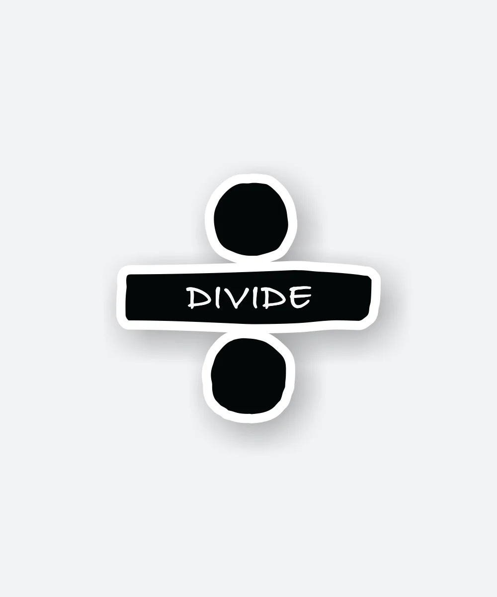 Divide Album Logo Sticker Divide Album Logo Sticker
