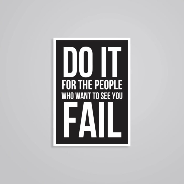 Do It Motivational Stickers