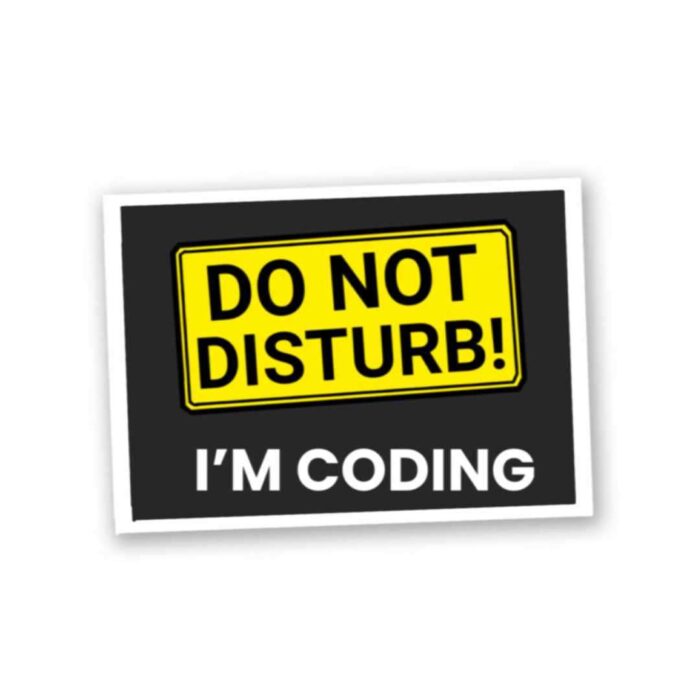 Do Not Disturb Sticker