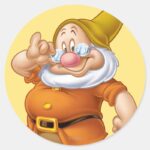 Doc 4 Classic Round Sticker