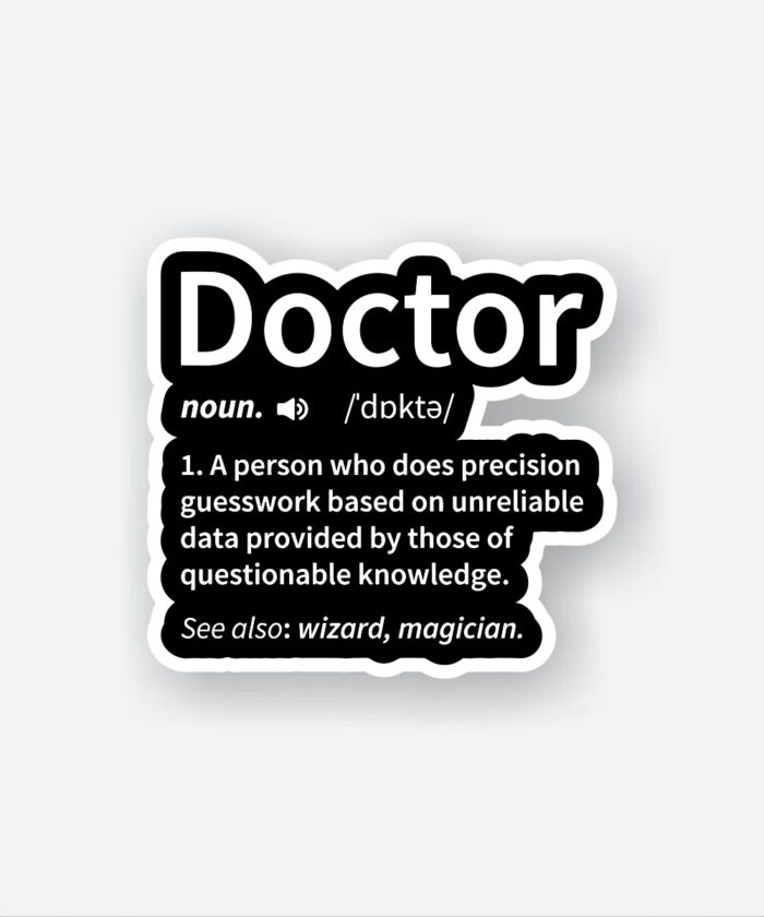 Doctor Definition Sticker