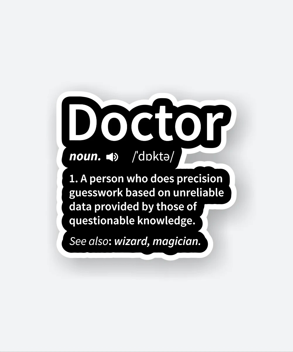 Doctor Definition Sticker