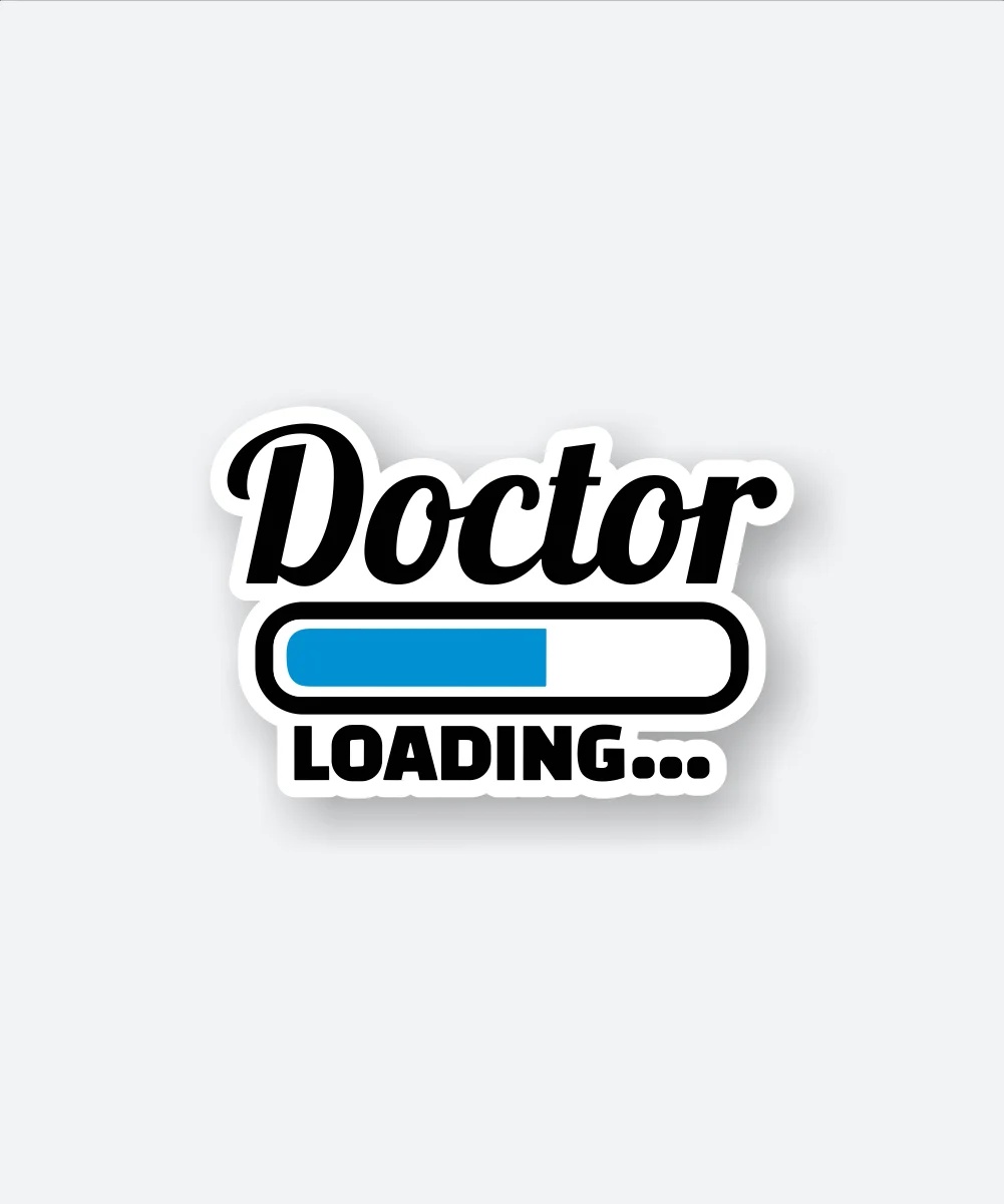 Doctor Loading Sticker