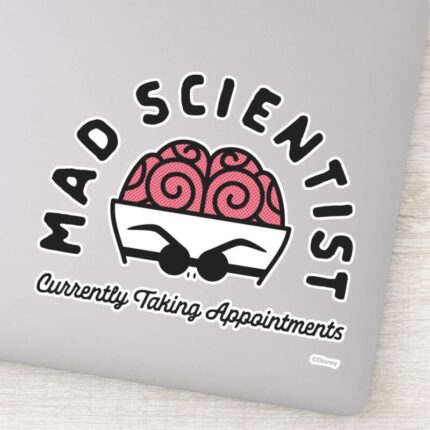 Doctor Finklestein Mad Scientist Sticker