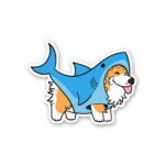 Dog Shark Sticker