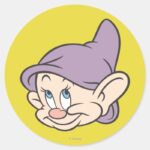 Dopey 2 Classic Round Sticker