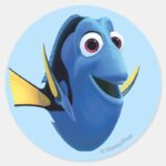 Dory 1 Classic Round Sticker