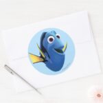 Dory 1 Classic Round Sticker