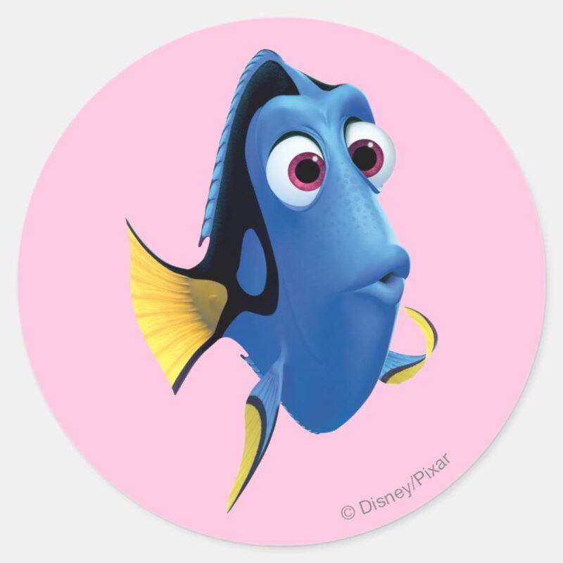 Dory 4 Classic Round Sticker
