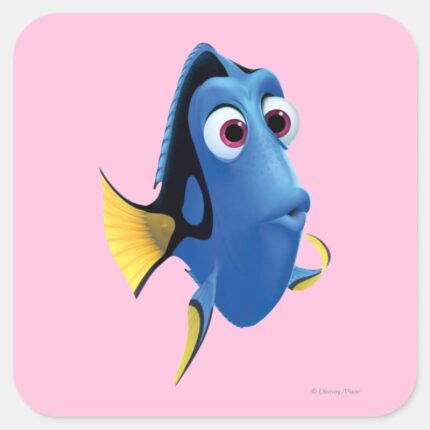 Dory 4 Square Sticker