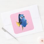Dory 4 Square Sticker