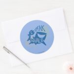 Dory Destiny I Speak Whale Classic Round Sticker