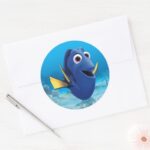 Dory Finding Dory Classic Round Sticker