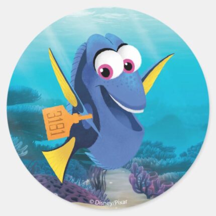 Dory Finding Who Classic Round Sticker