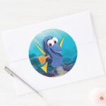 Dory Finding Who Classic Round Sticker