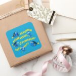 Dory How Are You Square Sticker