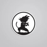 Dragon Ball Kid Goku Anime Stickers