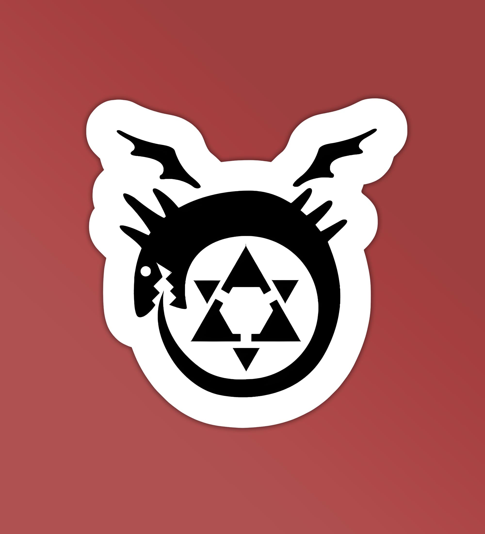 Dragon Fullmetal Alchemist Laptop Mobile Stickers