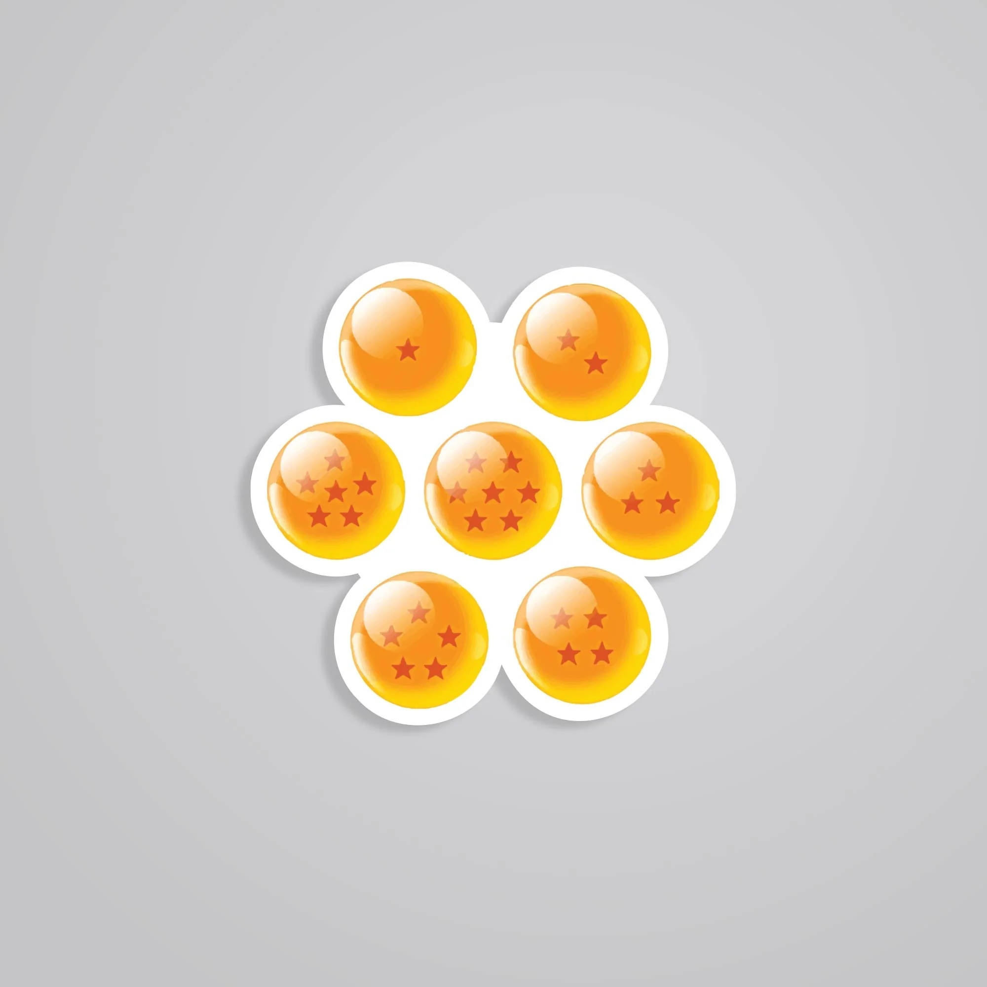 Dragon Balls Anime Stickers