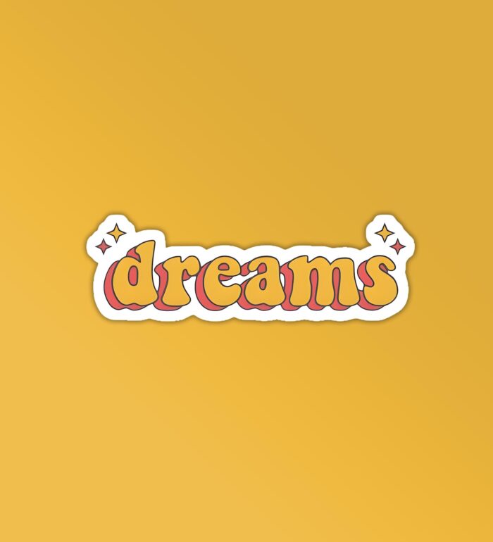 Dreams Laptop Mobile Stickers