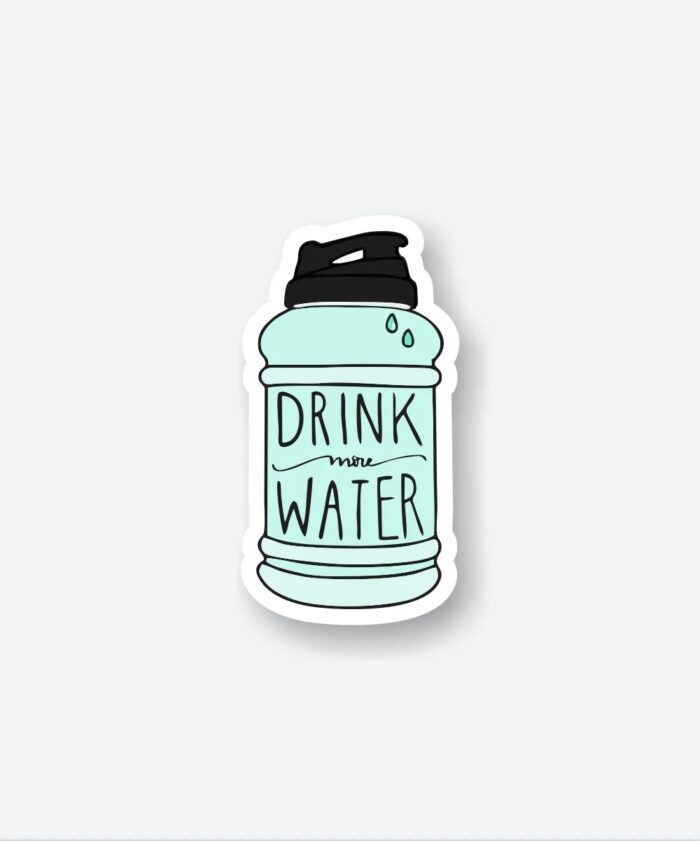 Drink Water Sticker