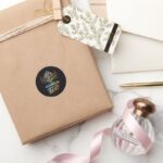 Drop The Beat DJ Scooby Doo Classic Round Sticker