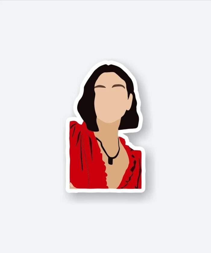 Dua Lipa Faceless Sticker