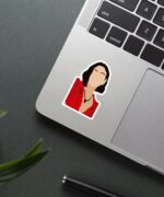 Dua Lipa Faceless Sticker
