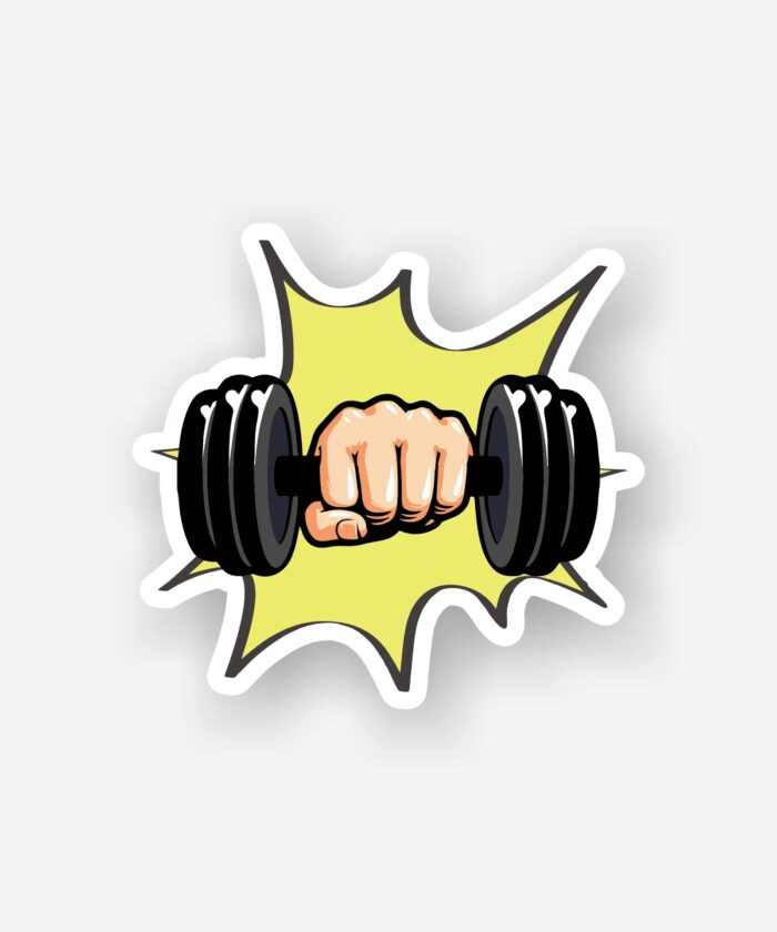 Dumbbell Sticker