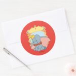 Dumbo Classic Round Sticker